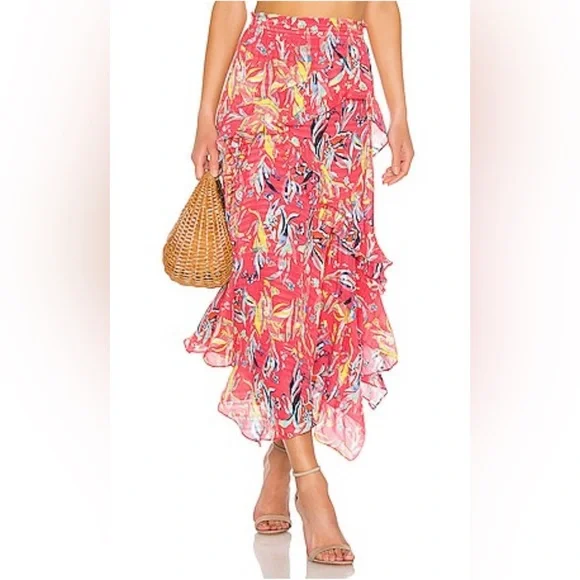 Tanya Taylor Teresa midi skirt 2 - Picture 1 of 6